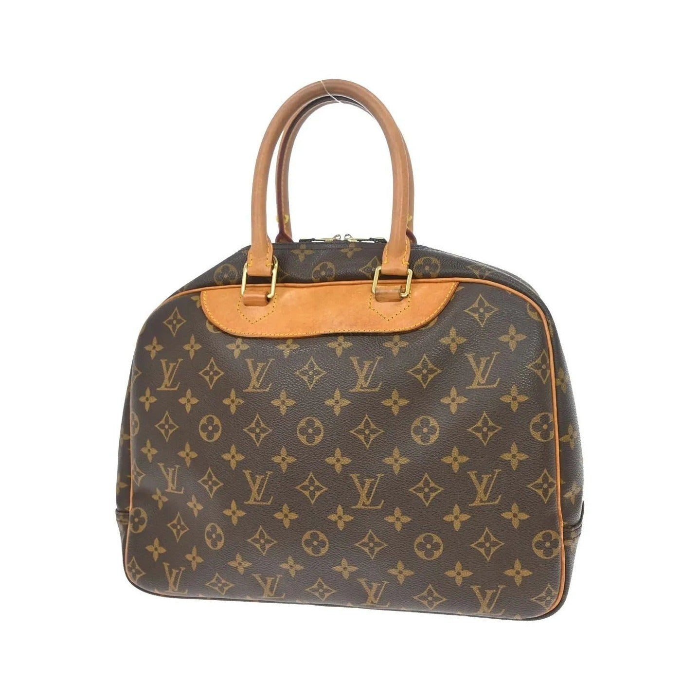 Louis Vuitton Deauville Monogram Canvas, Brown, Canvas, Handbag