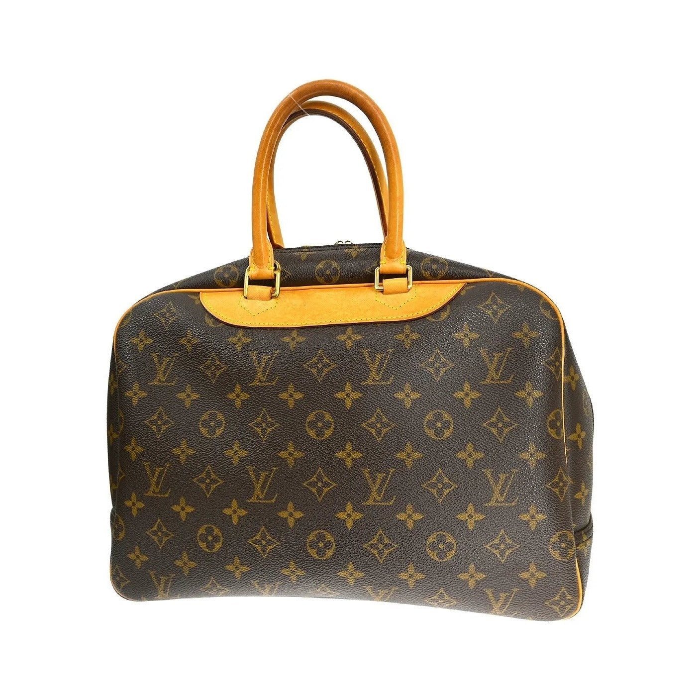 Louis Vuitton Deauville Monogram Canvas, Brown, Canvas, Handbag