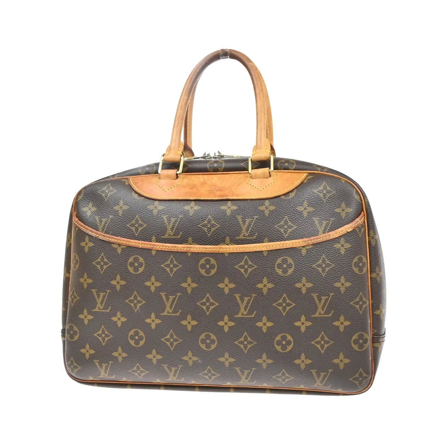 Louis Vuitton Deauville Monogram Canvas, Brown, Canvas, Handbag