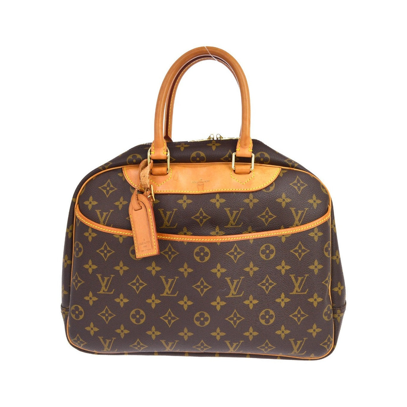 Louis Vuitton Deauville Monogram Canvas, Brown, Canvas, Handbag