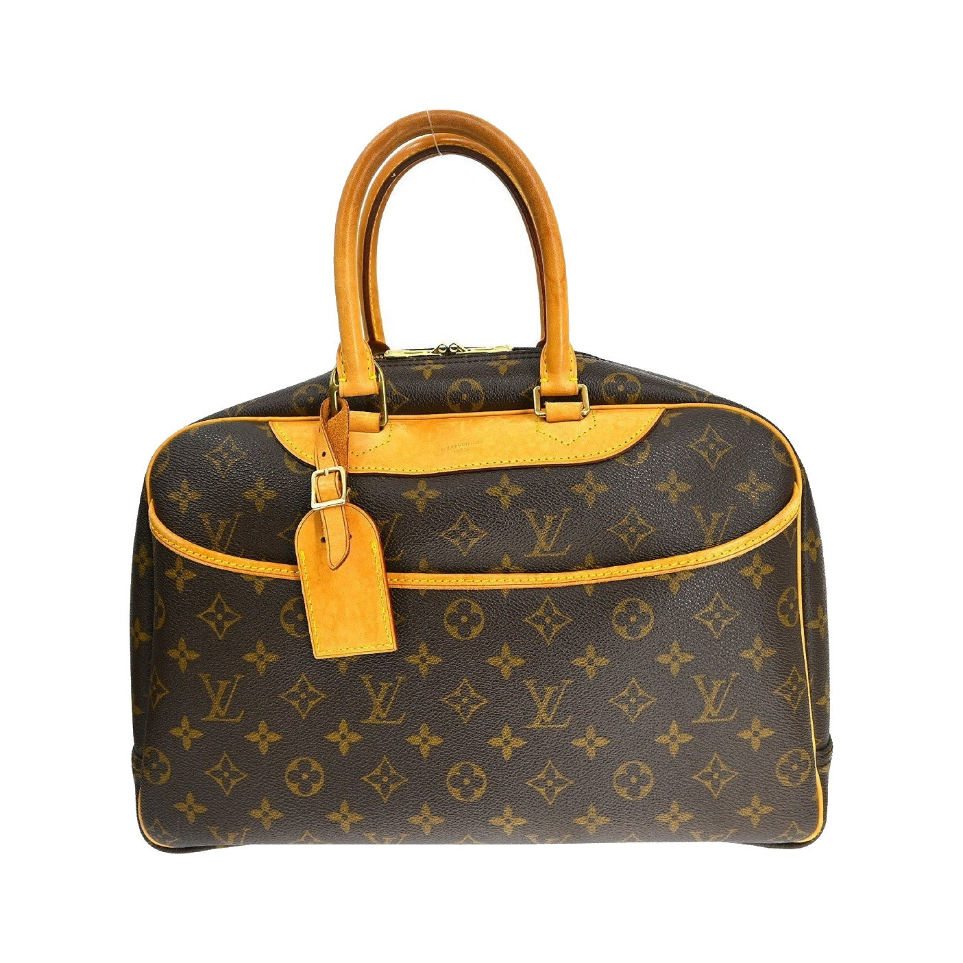 Louis Vuitton Deauville Monogram Canvas, Brown, Canvas, Handbag