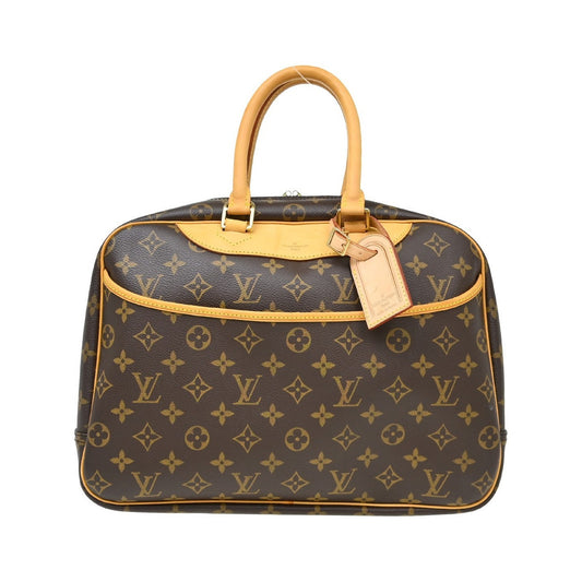 Louis Vuitton Deauville Monogram Canvas, Brown, Canvas, Handbag