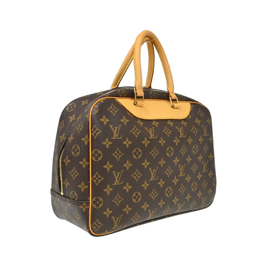 Louis Vuitton Deauville Monogram Canvas, Brown, Canvas, Handbag