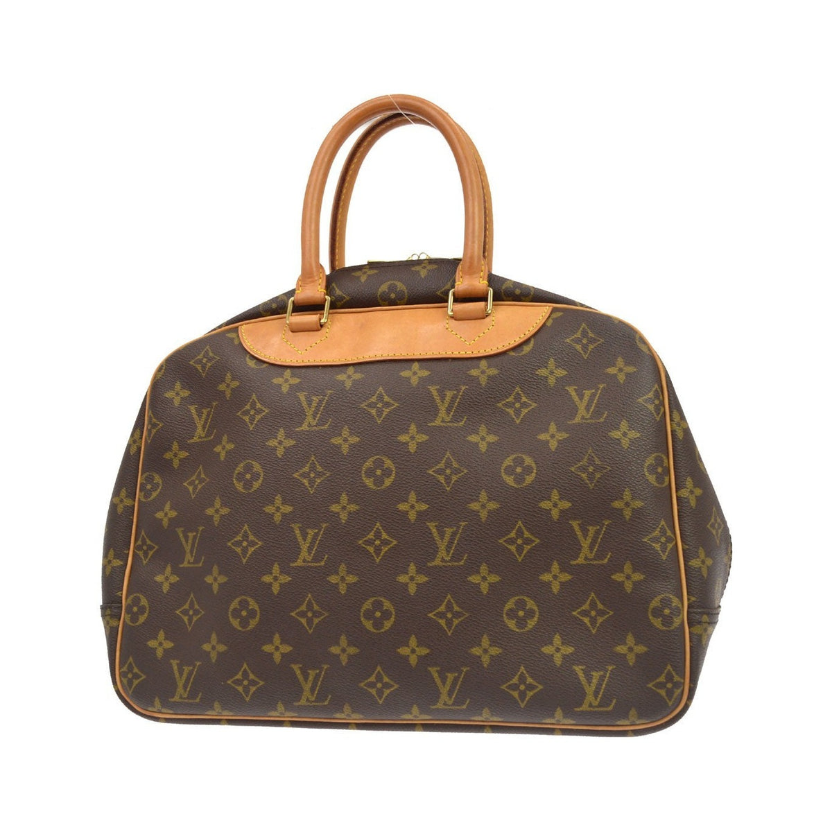 Louis Vuitton Deauville Monogram Canvas, Brown, Canvas, Handbag