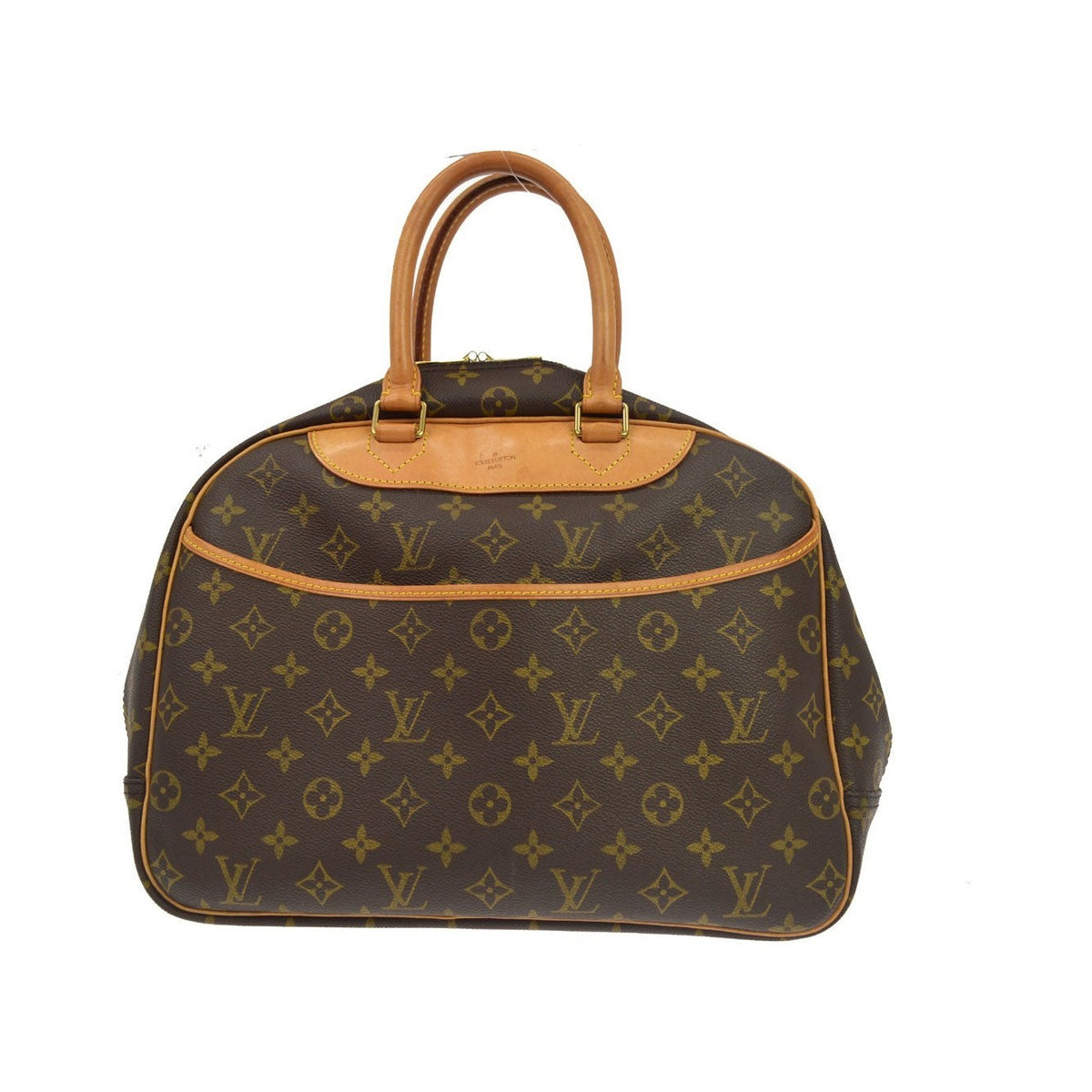 Louis Vuitton Deauville Monogram Canvas, Brown, Canvas, Handbag