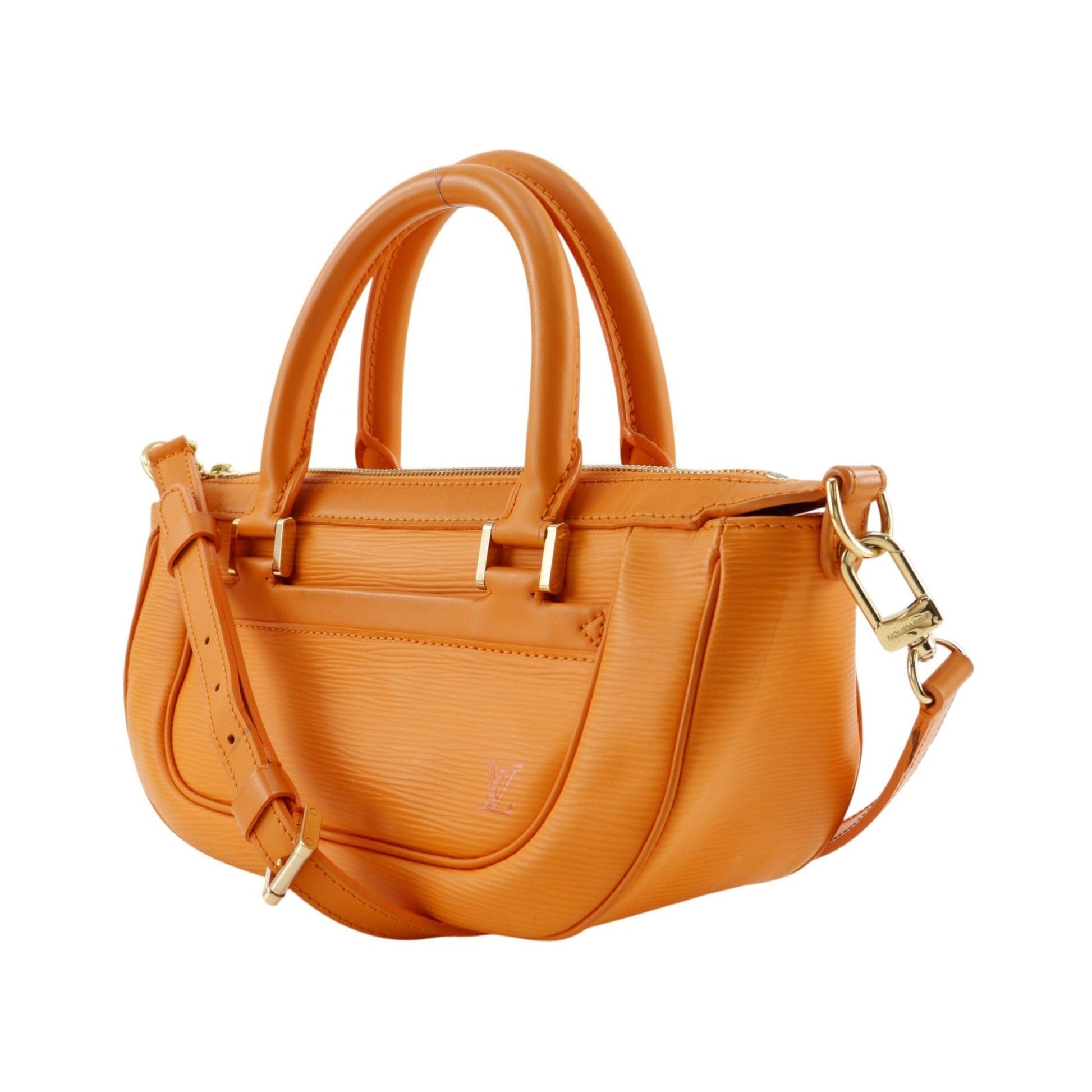 Louis Vuitton Dhanura Epi Leather, Orange, Leather, Handbag