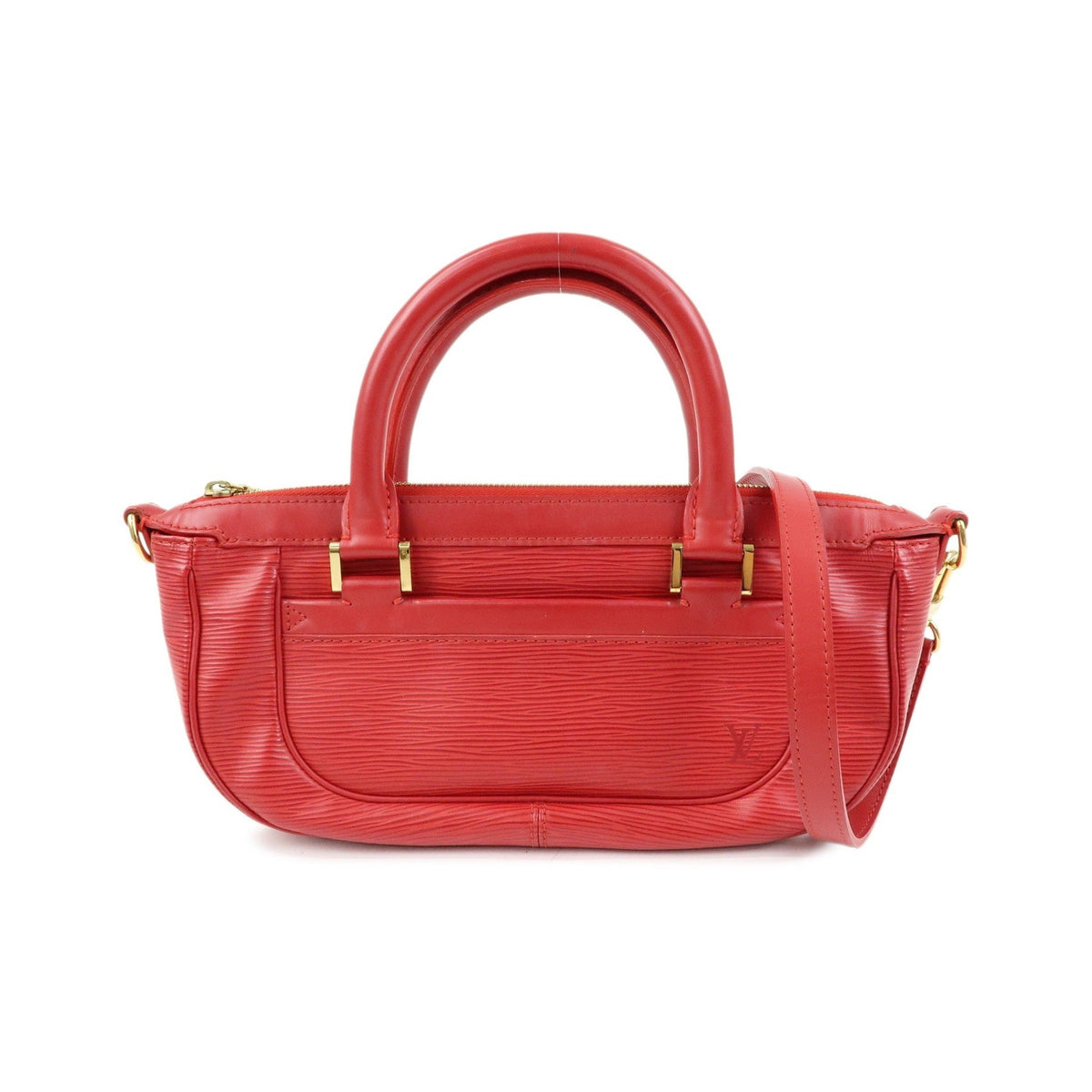 Louis Vuitton Dhanura Epi Leather, Red, Leather, Handbag