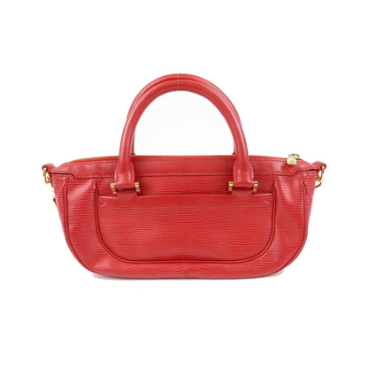 Louis Vuitton Dhanura Epi Leather, Red, Leather, Handbag