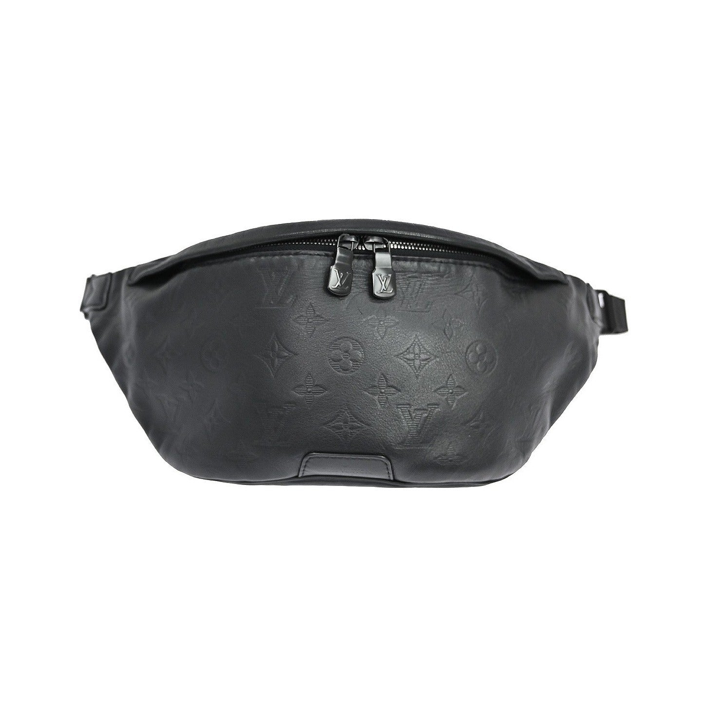 Louis Vuitton Discovery Bumbag Monogram Shadow Leather, Black, Leather, Crossbody Bag