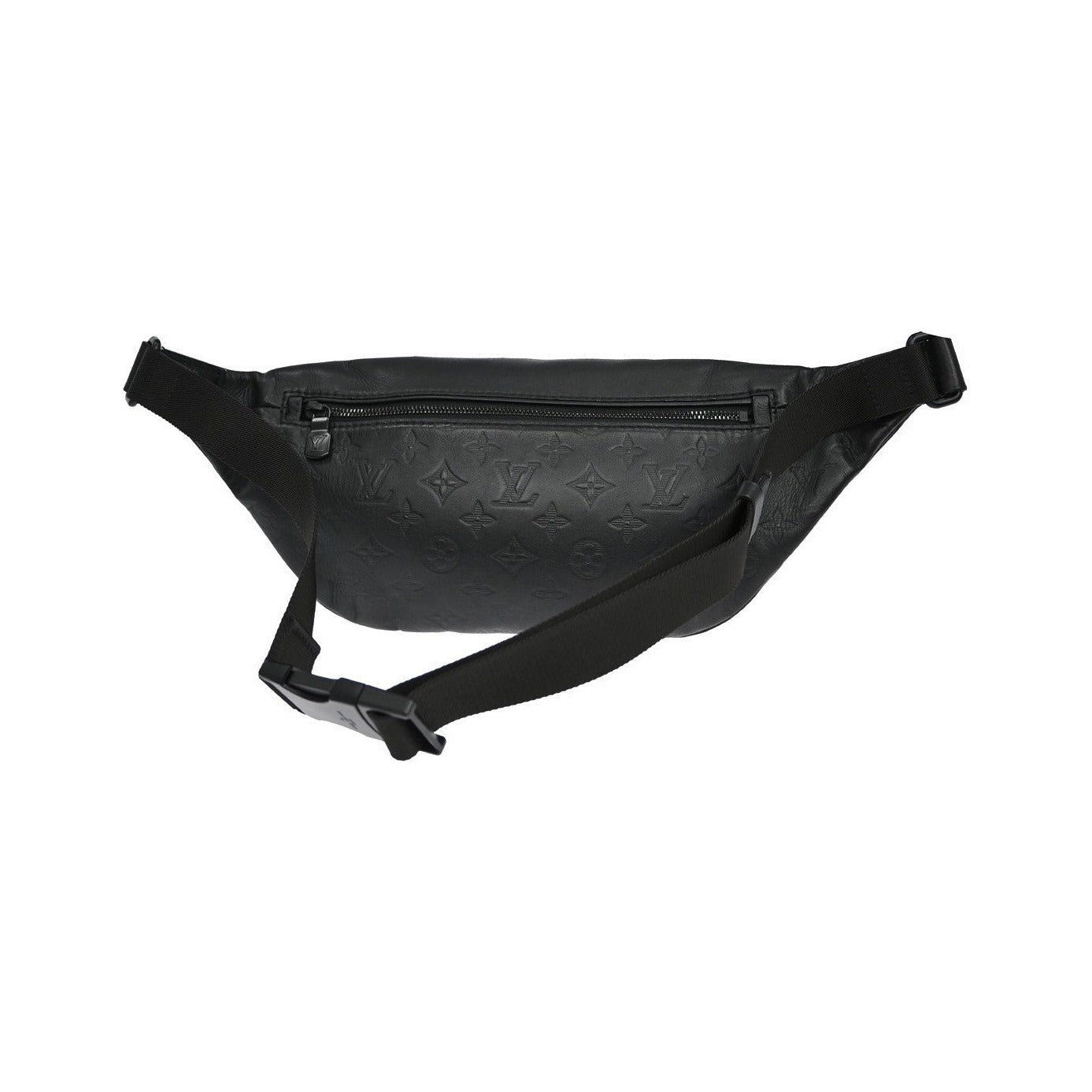 Louis Vuitton Discovery Bumbag Monogram Shadow Leather, Black, Leather, Crossbody Bag