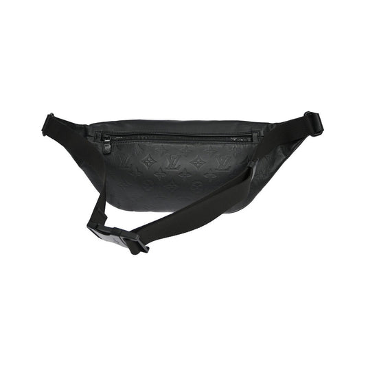 Louis Vuitton Discovery Bumbag Monogram Shadow Leather, Black, Leather, Crossbody Bag