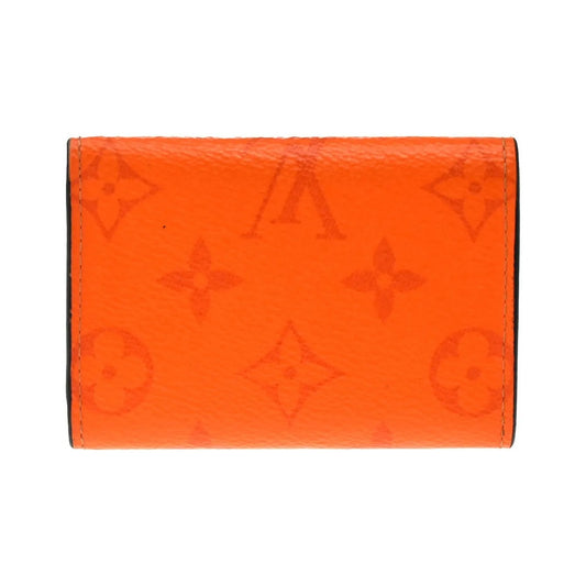 Louis Vuitton Discovery Monogram Taigarama, Orange, Leather, Wallet