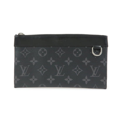 Louis Vuitton Discovery Pochette Monogram Eclipse Canvas, Black, Canvas, Clutch