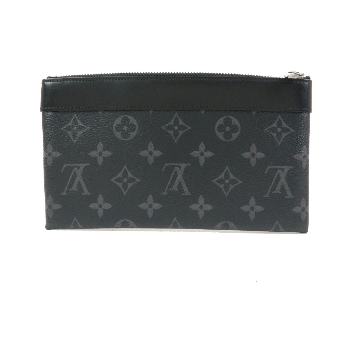 Louis Vuitton Discovery Pochette Monogram Eclipse Canvas, Black, Canvas, Clutch
