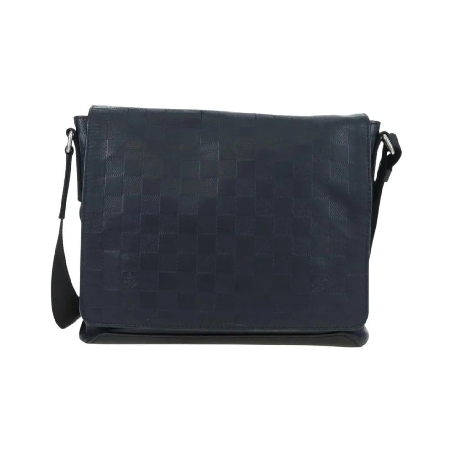 Louis Vuitton District Messenger Damier Infini Leather, Black, Leather, Shoulder Bag
