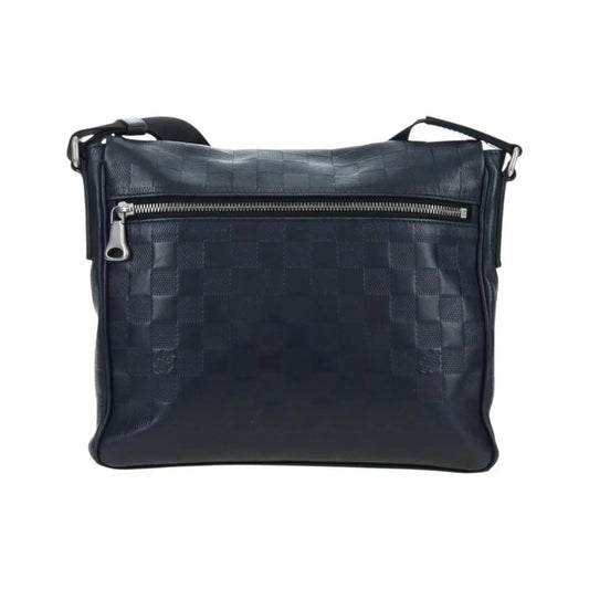 Louis Vuitton District Messenger Damier Infini Leather, Black, Leather, Shoulder Bag
