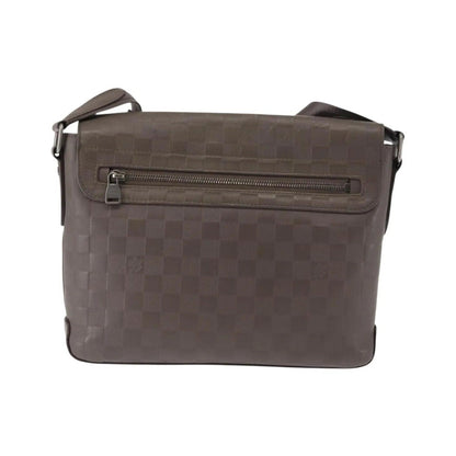 Louis Vuitton District Messenger Damier Infini Leather, Gray, Leather, Shoulder Bag