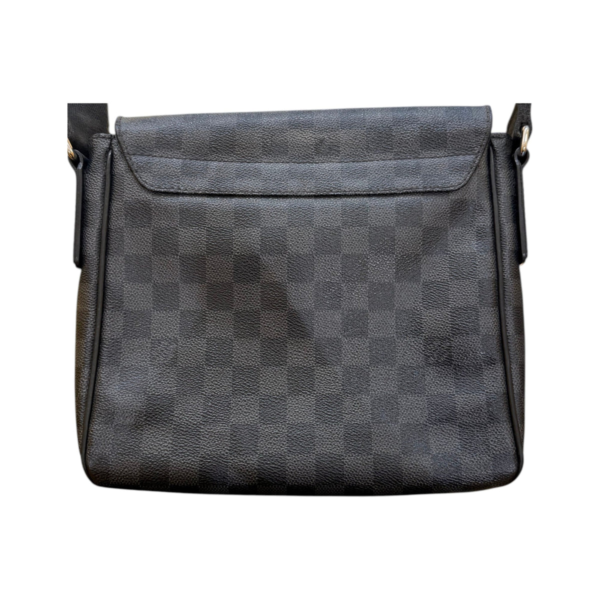 Louis Vuitton District NM Messenger Damier Graphite, Gray, Canvas, Crossbody Bag