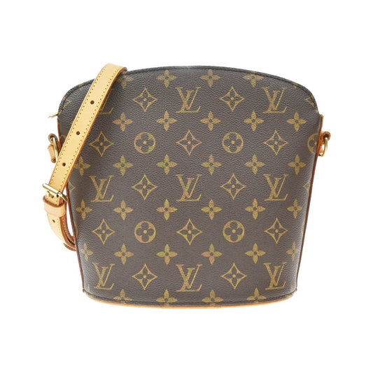 Louis Vuitton Drouot Monogram Canvas, Brown, Canvas, Shoulder Bag