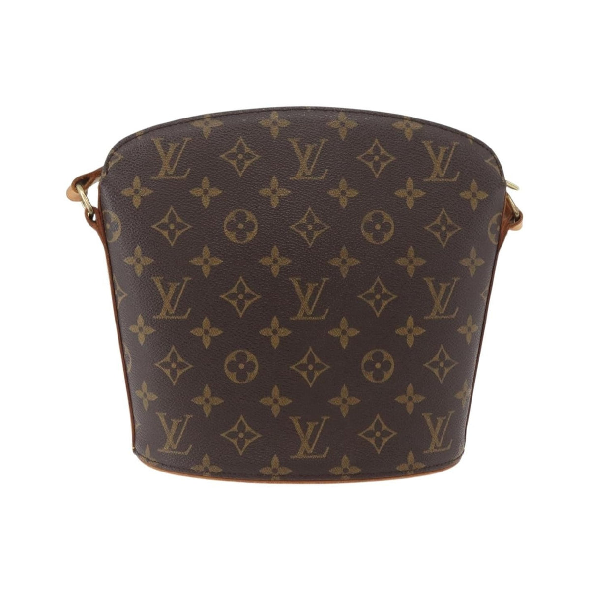Louis Vuitton Drouot Monogram Canvas, Brown, Canvas, Shoulder Bag