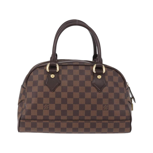 Louis Vuitton Duomo Boston Damier Ebene, Brown, Canvas, Handbag