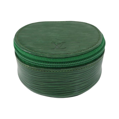 Louis Vuitton Ecrin Bijoux Epi Leather, Green, Leather, Jewelry Set