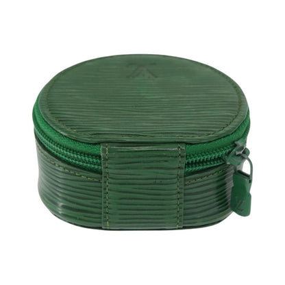 Louis Vuitton Ecrin Bijoux Epi Leather, Green, Leather, Jewelry Set