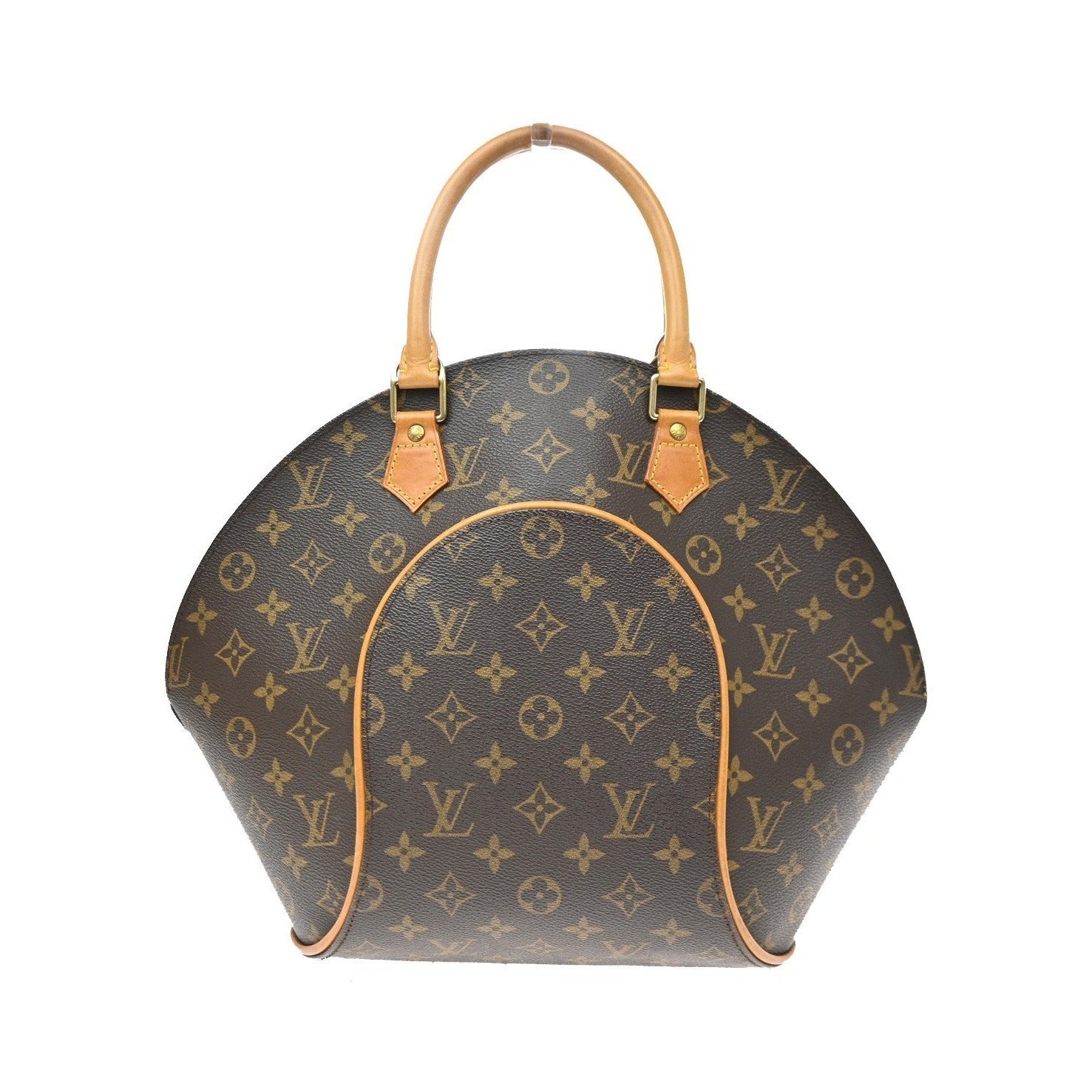 Louis Vuitton Ellipse Monogram, Brown, Leather, Handbag