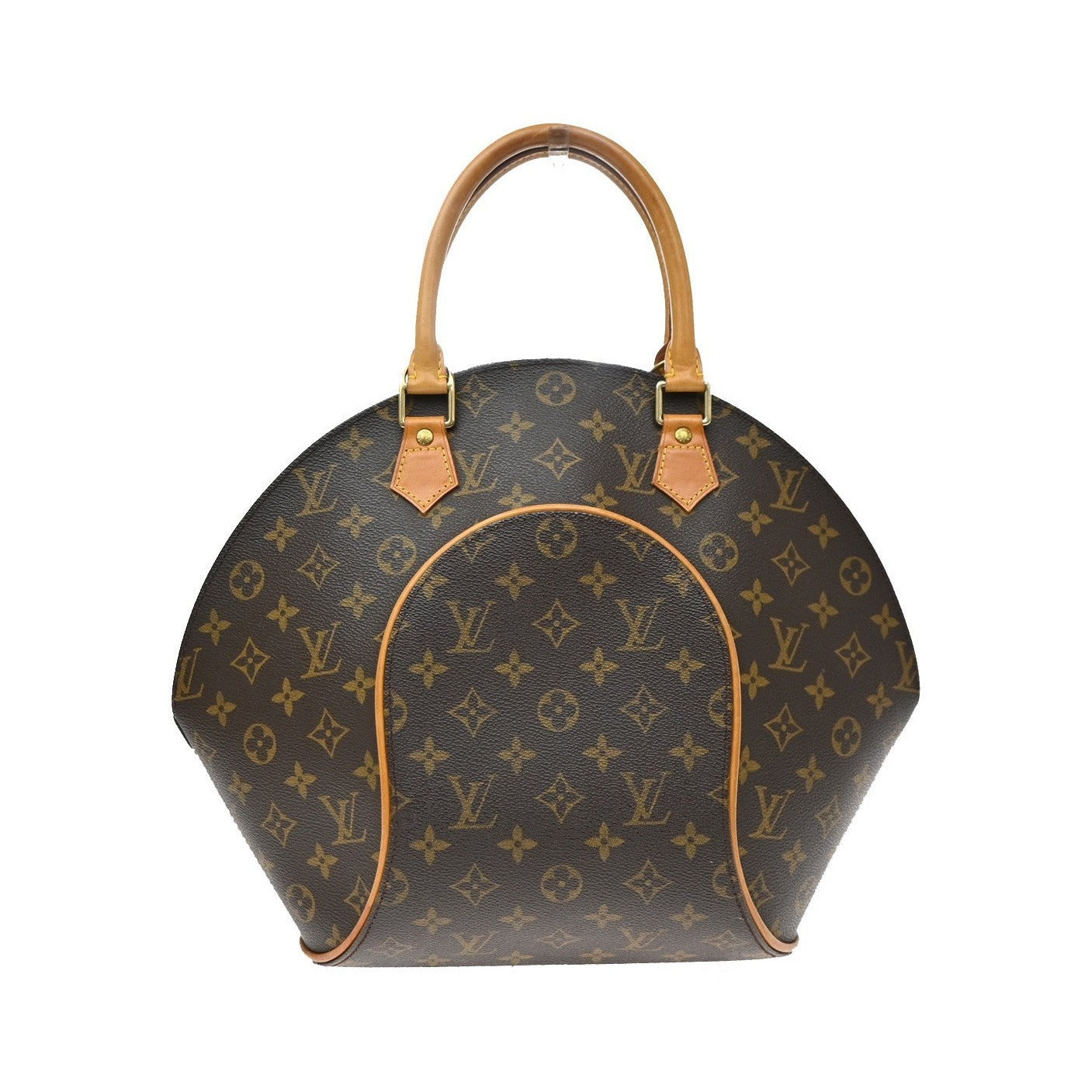 Louis Vuitton Ellipse Monogram, Brown, Leather, Handbag