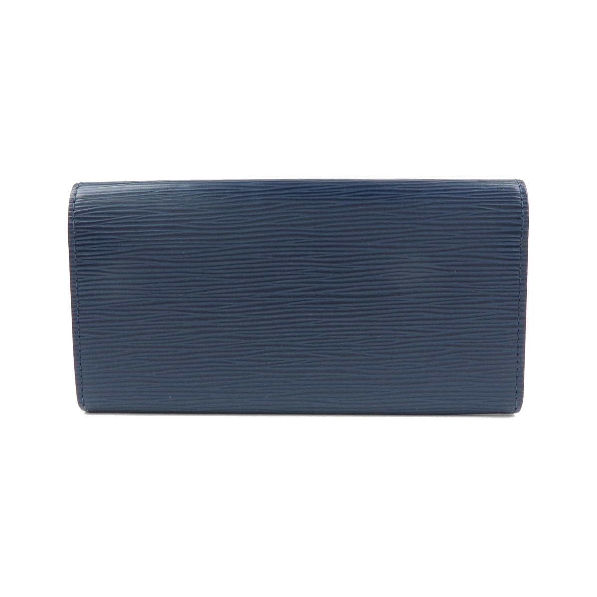 Louis Vuitton Emilie Epi Leather, Blue, Leather, Wallet