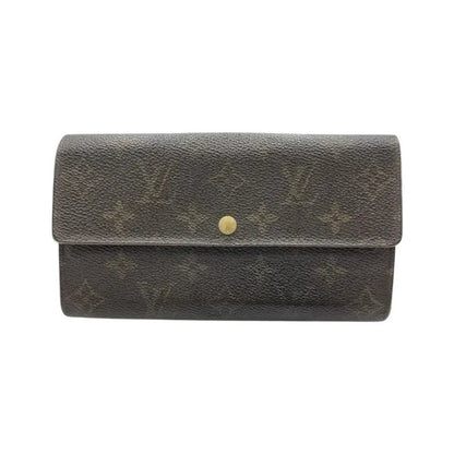 Louis Vuitton Emilie Monogram Canvas, Brown, Canvas, Wallet