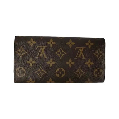 Louis Vuitton Emilie Monogram Canvas, Brown, Canvas, Wallet