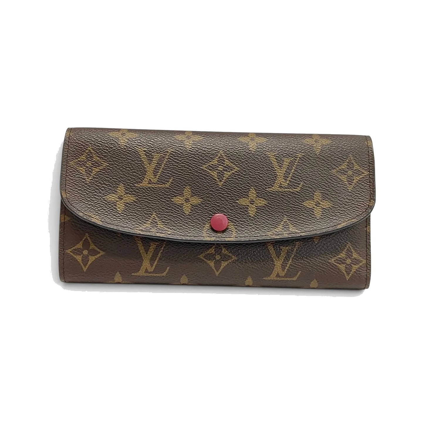 Louis Vuitton Emilie Monogram Canvas, Brown, Canvas, Wallet
