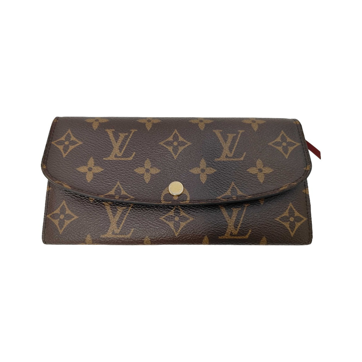 Louis Vuitton Emilie Monogram Canvas, Brown, Canvas, Wallet