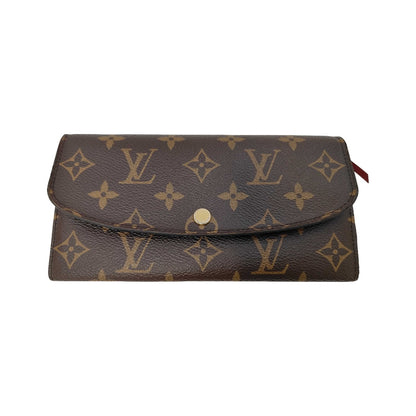 Louis Vuitton Emilie Monogram Canvas, Brown, Canvas, Wallet