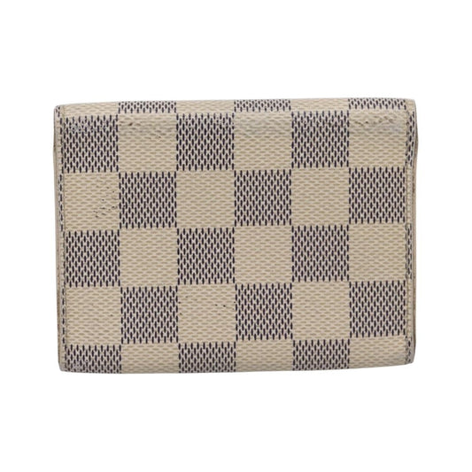 Louis Vuitton Envelope Business Card Holder Damier, White, Canvas, Card Holder