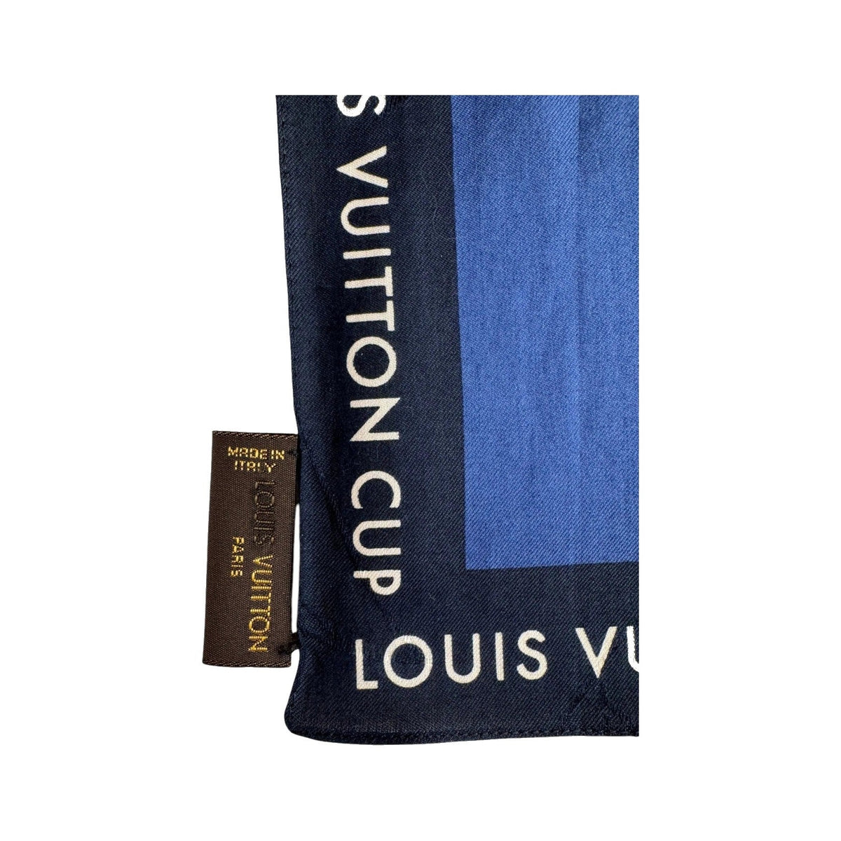 Louis Vuitton Etoile scarf Monogram, Blue, Cotton, Scarf