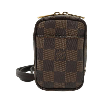 Louis Vuitton Etui Okapi Camera Case Damier, Brown, Canvas, Clutch
