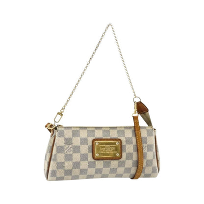 Louis Vuitton Eva Damier, Beige, Canvas, Shoulder Bag