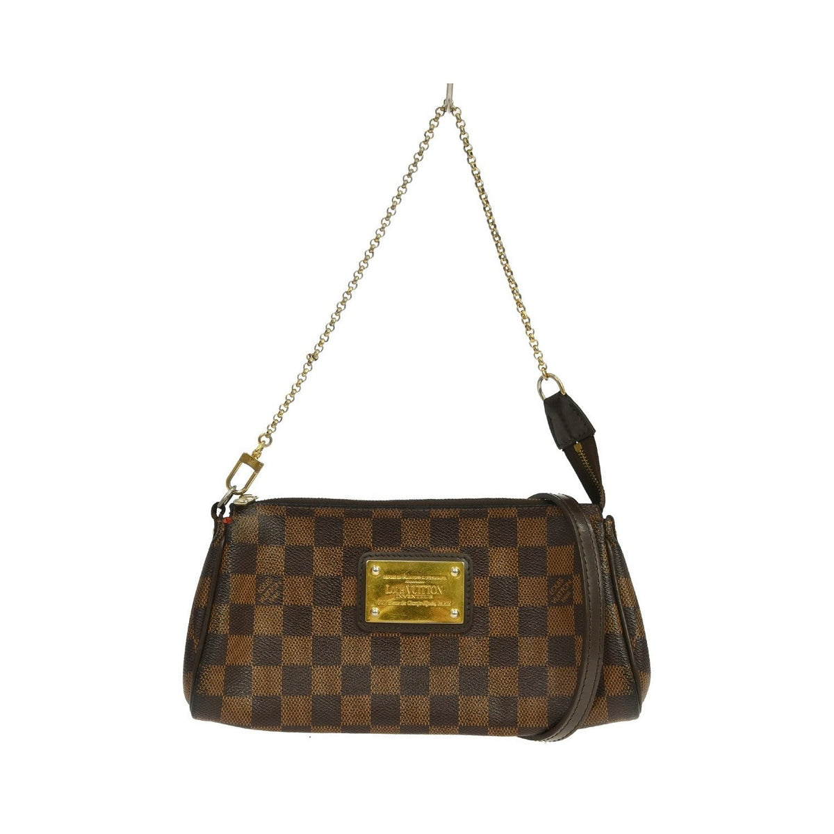 Louis Vuitton Eva Damier, Brown, Canvas, Handbag