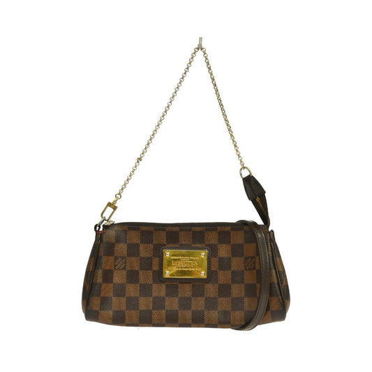 Louis Vuitton Eva Damier, Brown, Canvas, Handbag