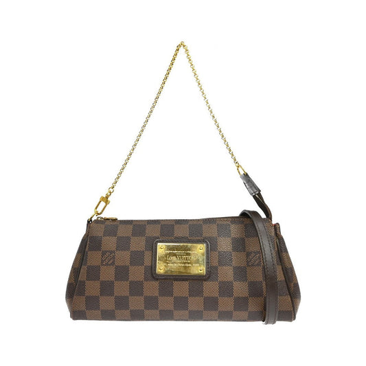 Louis Vuitton Eva Damier, Brown, Canvas, Handbag
