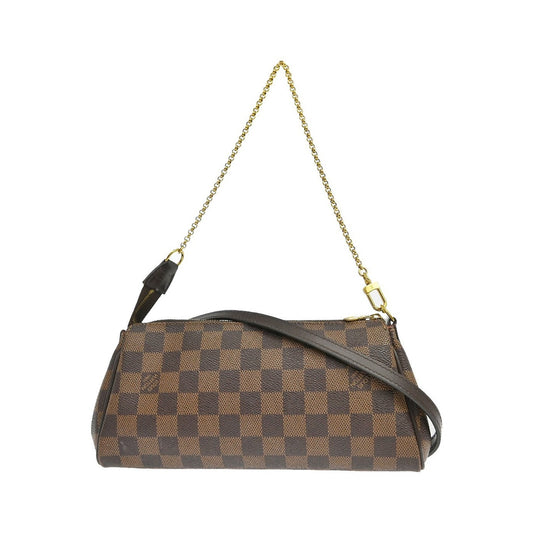Louis Vuitton Eva Damier, Brown, Canvas, Handbag