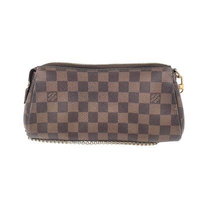 Louis Vuitton Eva Damier Ebene, Brown, Canvas, Shoulder Bag