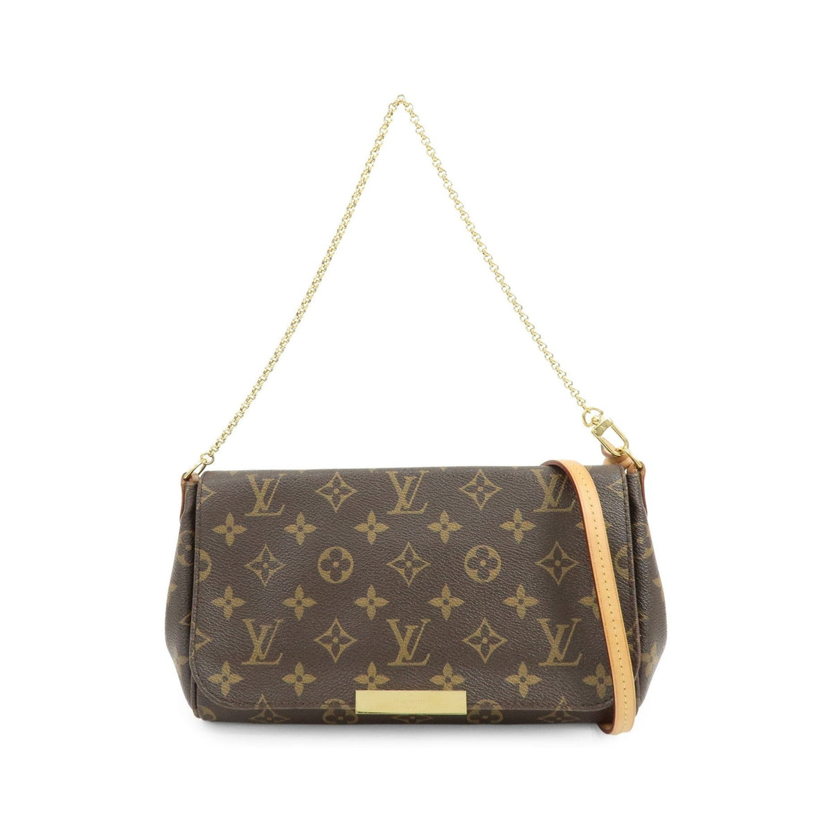 Louis Vuitton Favorite Monogram Canvas, Brown, Canvas, Handbag