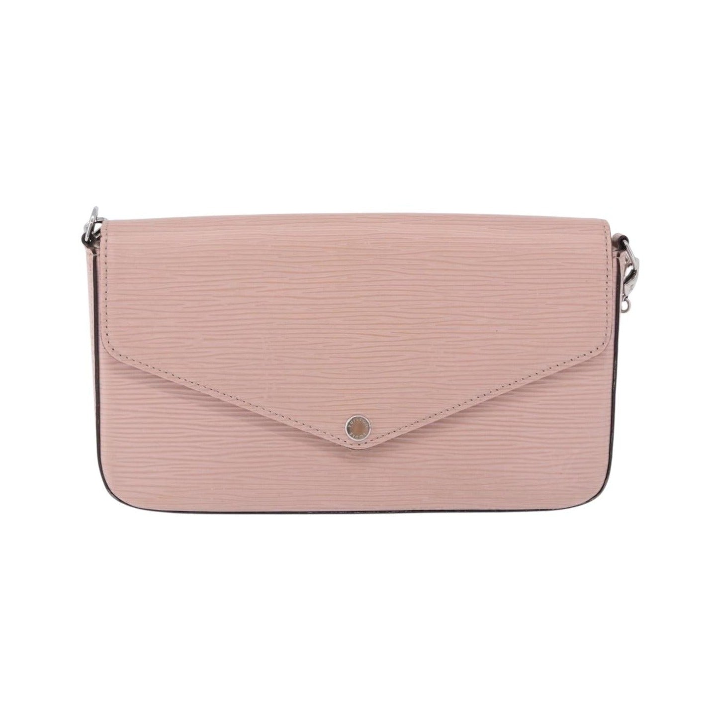 Louis Vuitton Felicie Chain Epi Leather, Pink, Leather, Clutch