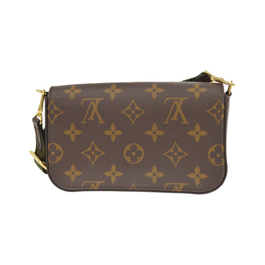 Louis Vuitton Felicie Strap & Go Monogram Canvas, Brown, Canvas, Shoulder Bag