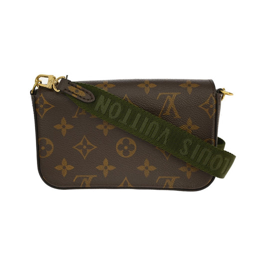Louis Vuitton Felicie Strap & Go Monogram Canvas, Multicolour, Canvas, Shoulder Bag