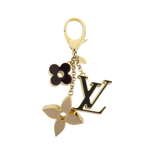 Louis Vuitton Fleur de Monogram Bag Charm Metal, Gold, Metal, Charm