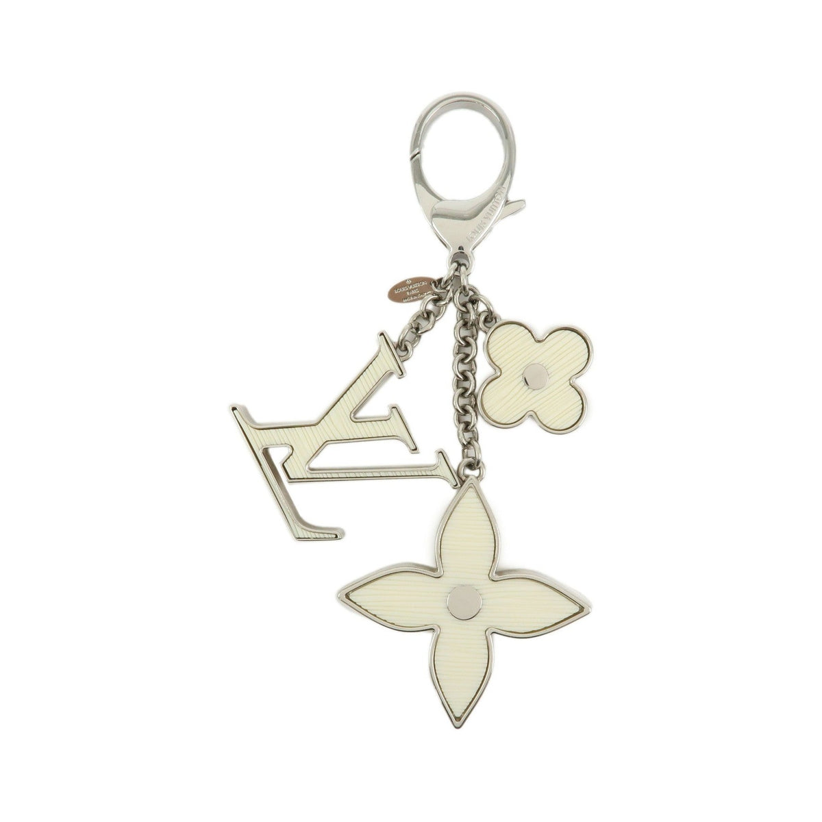 Louis Vuitton Fleur d'Epi Bag Charm Resin and Brass, White, Metal, Charm